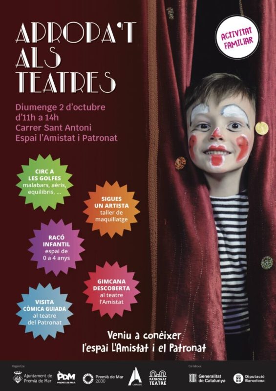cartell Apropa't als teatres